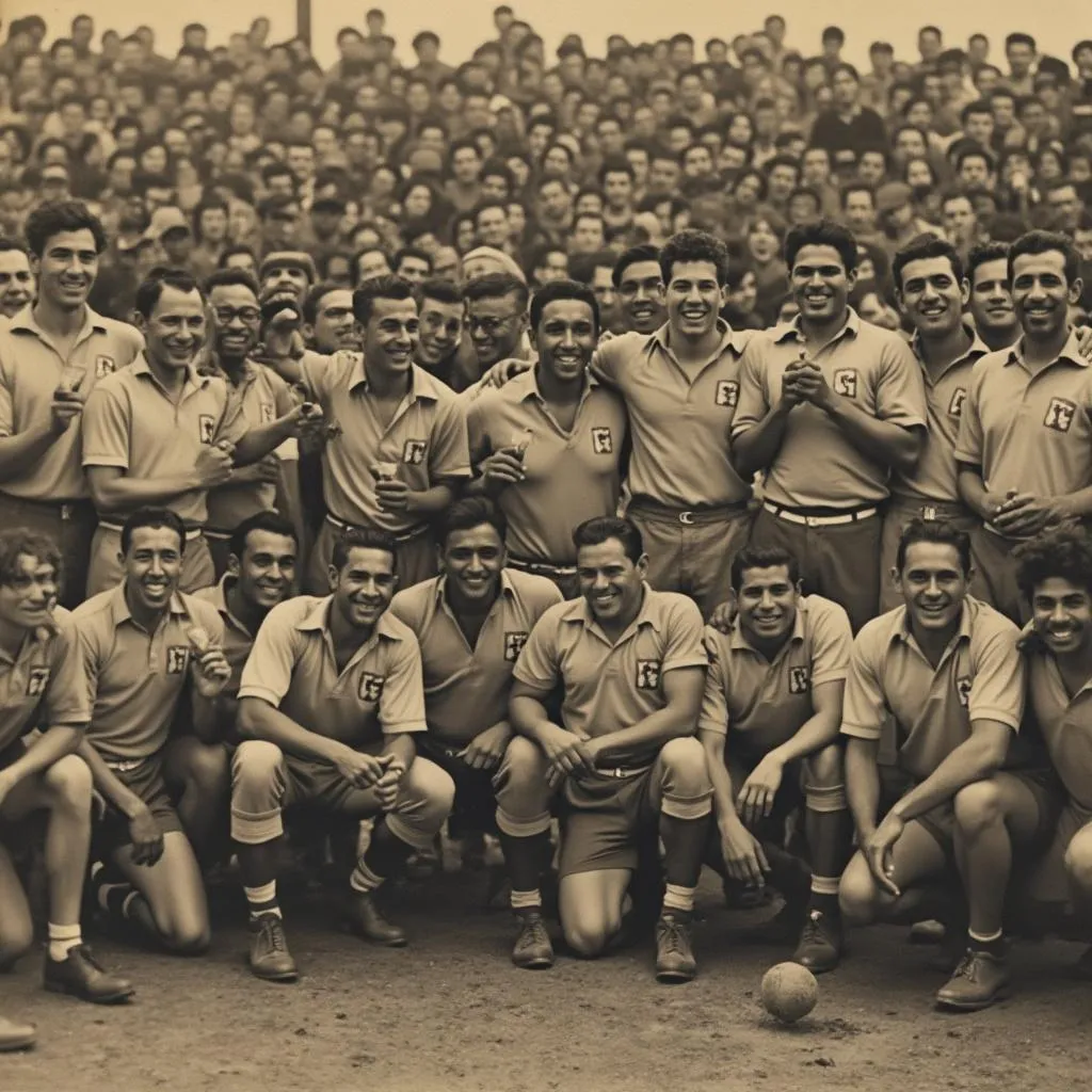 Momento histórico del club Los Gauchos Valientes